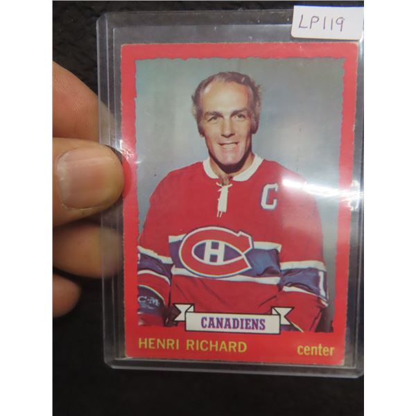 1973-1974 Henri Richard Montreal Canadians 