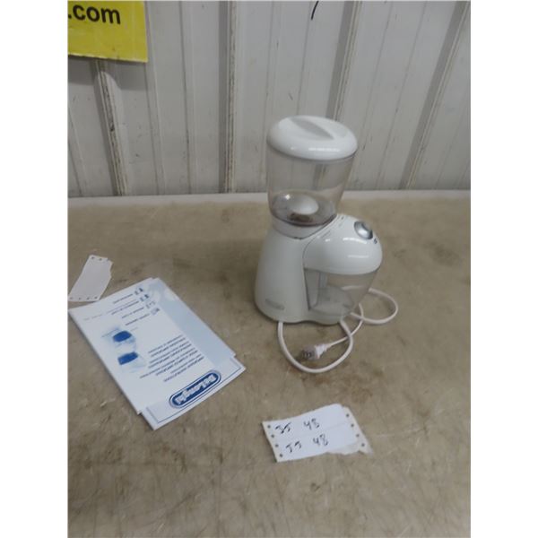 DeLonghi Coffee Grinder, Model DCG50W