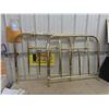 Image 1 : Single HeadBoard+ FootBoard  Brass Look/Style 