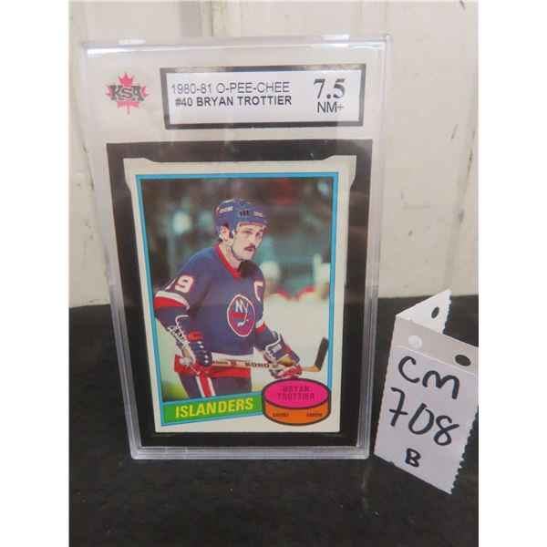 Graded Bryan Trottier New York Islanders Card