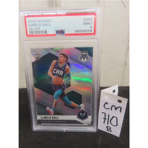 Graded Lamelo Ball Rookie Basketball Card