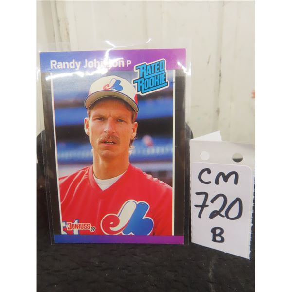 Randy Johnson Montreal Expos Rookie Baseball