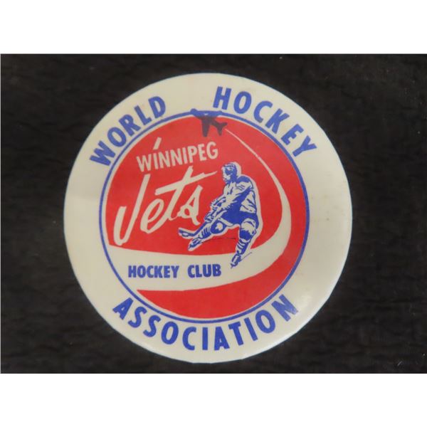 Vintage Winniprg Jets WHA Button