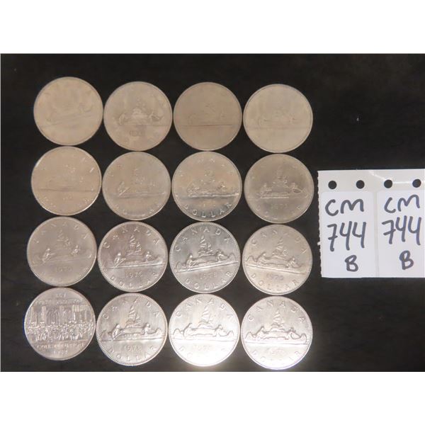 Canadian 1970's and 1980's,  Dollar Coin Collection 
