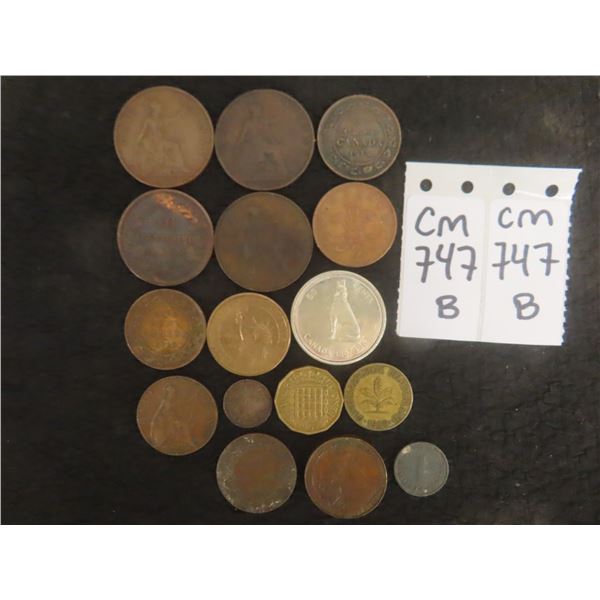 Vintage Coin Collection, Canadian and Foreign