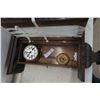 Image 1 : 1800s Clock with Porcelein Face - Not Working 27x7 1/2x 16 Glass Face Needs To Be Resecured 