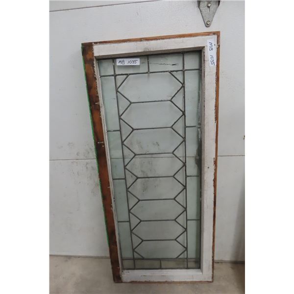 Leaded Glass Window 20x44