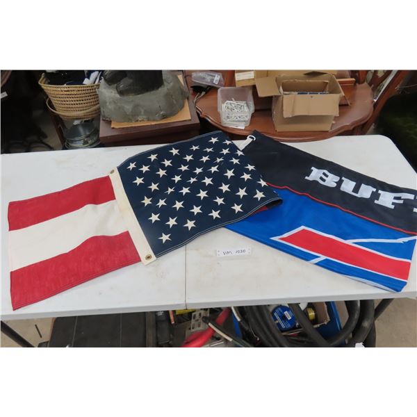 2 Flags 58x35 + 18x93