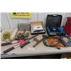 Image 1 : Boat Anchor, Extention Cords + Cordless Prunner, Butane Stove + 