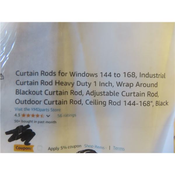 Industrial Heavy Duty Curtain Rods