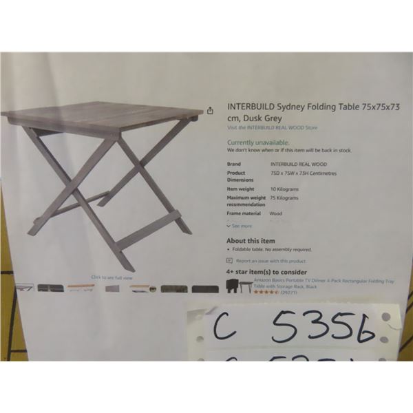 Interbuild Sydney Folding Table