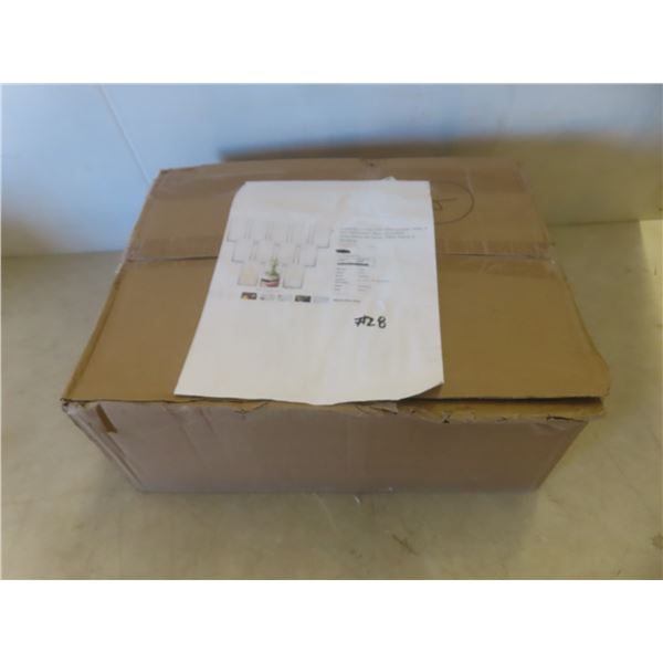 Piniwon 12 pack Clear Glass Vases