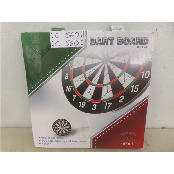 18" (43 cm) Dartboard Doube Sided 