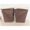 Image 1 : 2 Used Cloth Laundry Hampers 