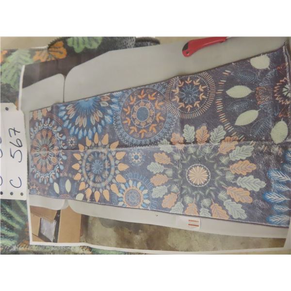 Floor Mats: 2 Large 48" x 20" and 1 Small 20" x 32"