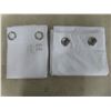 Image 1 : 2 White Curtains 52" x 94"