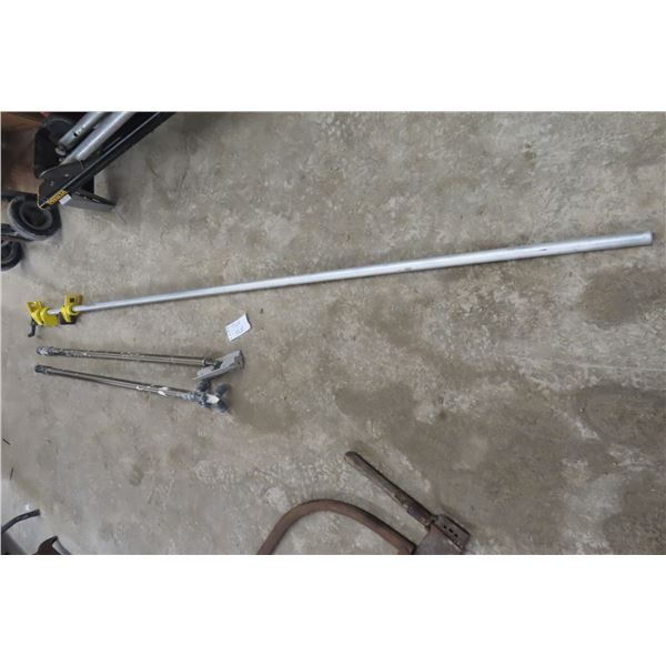 Drywall Extention Tools + Bar Clamp Approcx. 7 FT