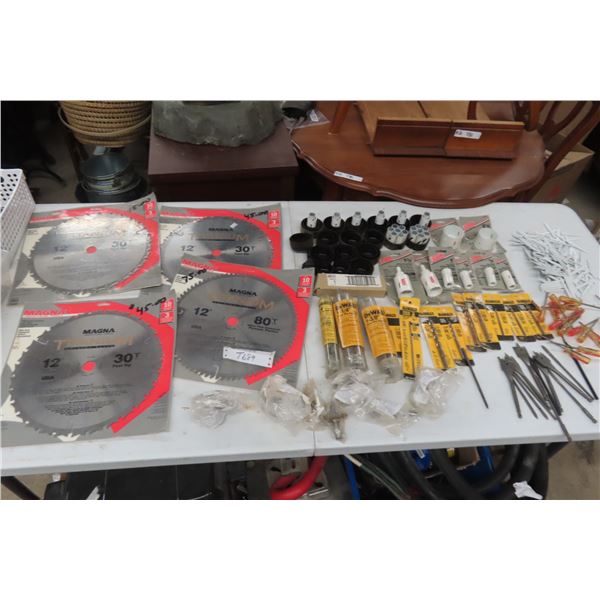 New Saw Blades, Hole, Saw, Drill Bits, Jig Saw Blades, Spade Bits,Screw Drivers, Auger Bits