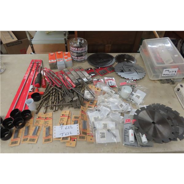 New: Saw Blades, Bits, Router Bits, Hole Saws, Cutler Bit Set
