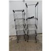 Image 2 : 2 Upright Shelving Units 61x16x19 +55x16x19
