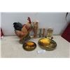 Image 1 : Alabaster Vases, Anniversary Style Clock
