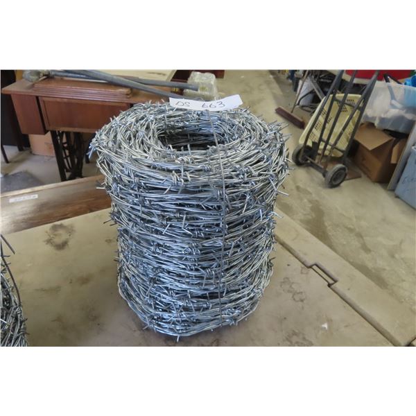 New 490FT Galvinized Barbed Wire