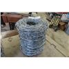 Image 1 : New 490FT Galvinized Barbed Wire