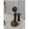 Image 1 : Candle Stick Telephone Brass- Needs Cleaning 