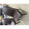 Image 2 : 2 Vinyl Upholstered Chairs