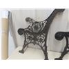 Image 3 : Set of 2 Cast Bench Ends