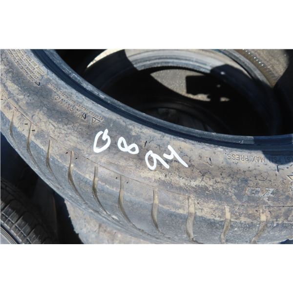 5 Tires 2x 245/40r18  2x p155/80r13 1x T125/800 16