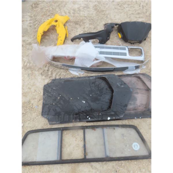 New Old Stock Chevy Truck Grill, Siding Rear Window & Other Auto Parts