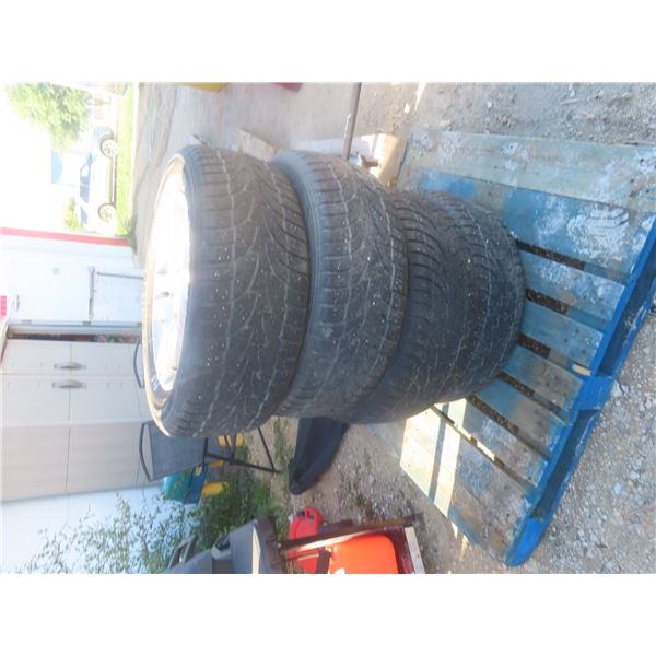 4 Tires 235/60r/17 with All Stock Rims 