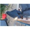 Image 3 : Patio Table 32"x32"x30" with Umbrella + Foldin Chairs 