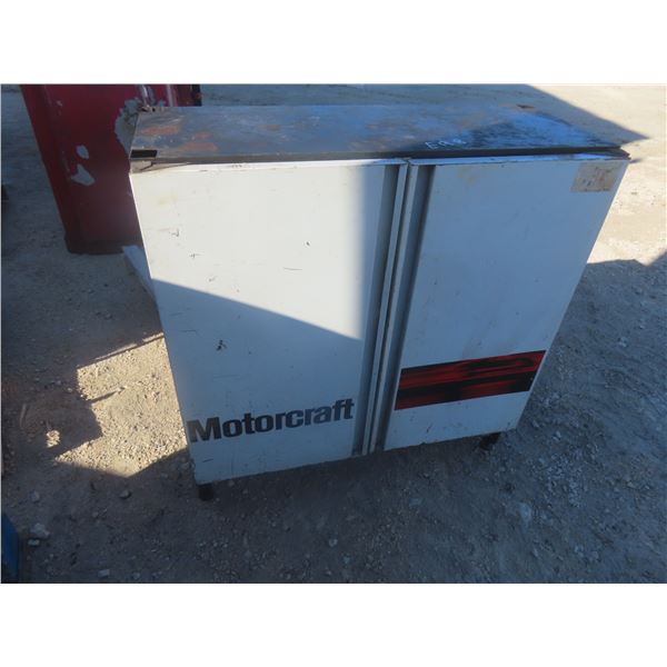 Motocraft 2 Drawer Metal Cabinet 34"x34"x12'