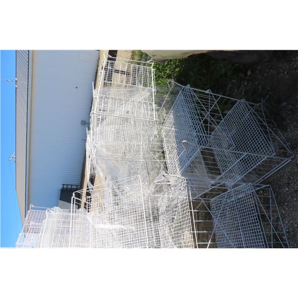 12x Wire Store Bins 34"x23"x21"