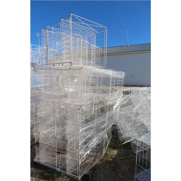 12x Wire Store Bins 34"x23"x21"