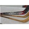 Image 3 : 4 Hockey Sticks Left Handed 2 with Autographs 