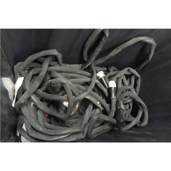 Garden Hose, Patio Lights and Storage Tub
