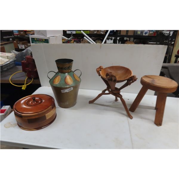 Plant Stand + Wood Server