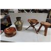 Image 1 : Plant Stand + Wood Server