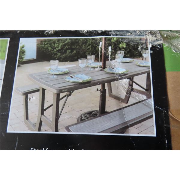 Lifetime Folding Picnic Table 