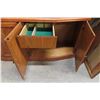 Image 5 : Dining Room Suite: Oak China Cabinet 2 Piece