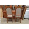 Image 8 : Dining Room Suite: Oak China Cabinet 2 Piece