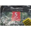 Image 2 : 2- New 5 Pack, 5 Gallon Grow Bags with Handles 