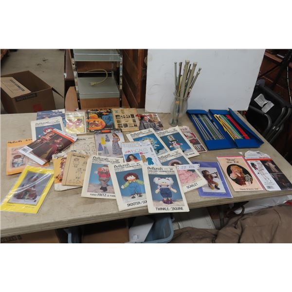 Various Knitting Needles and Patterns 