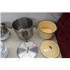 Image 6 : Strainer, Pots, Stewing Pot,+ 3 Lids
