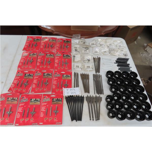 New Router Bits, Hole Saws, Jig Saw Blades, Spade Bits 