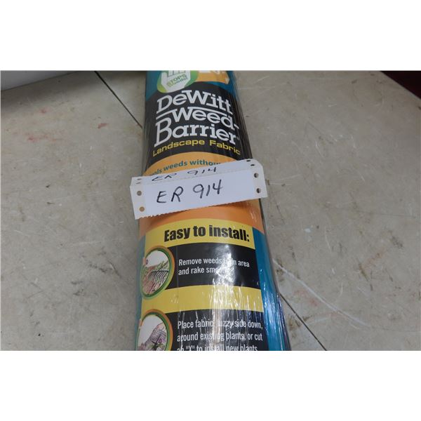 New Dewalt Landscape Fabric 3ftx50 ft