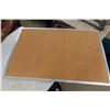 Image 2 : New White Corner Shelf 22", Cork Board 24x36 + 6 Wooden Spindles 